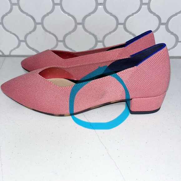 NEW Rothys the High Point Women's US Tulip Pink Knit Classic Size 7 - Picture 7 of 12